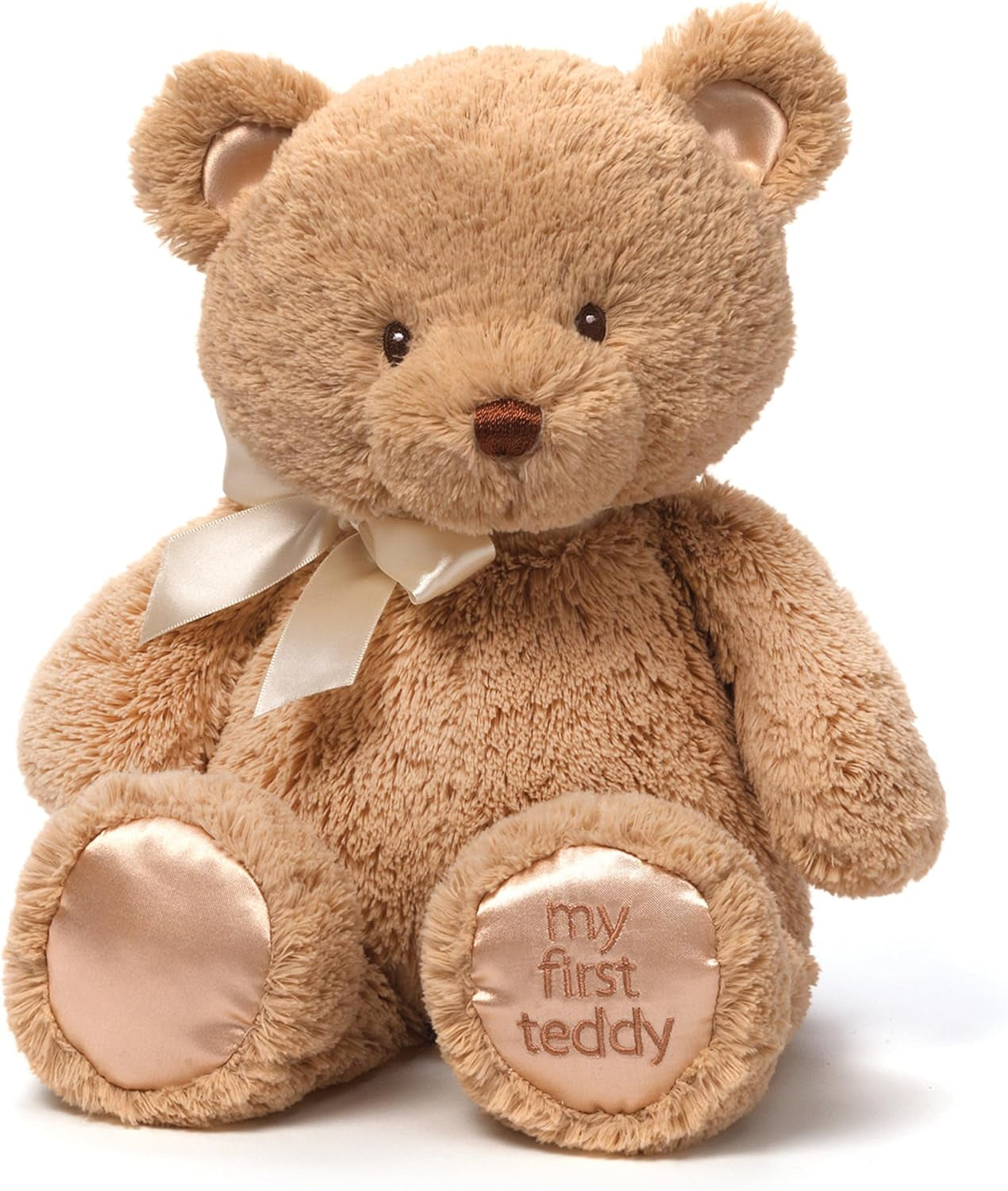 Baby  My First Teddy Bear, Ultra Soft Animal Plush Toy for Babies and Newborns, Tan, 15”