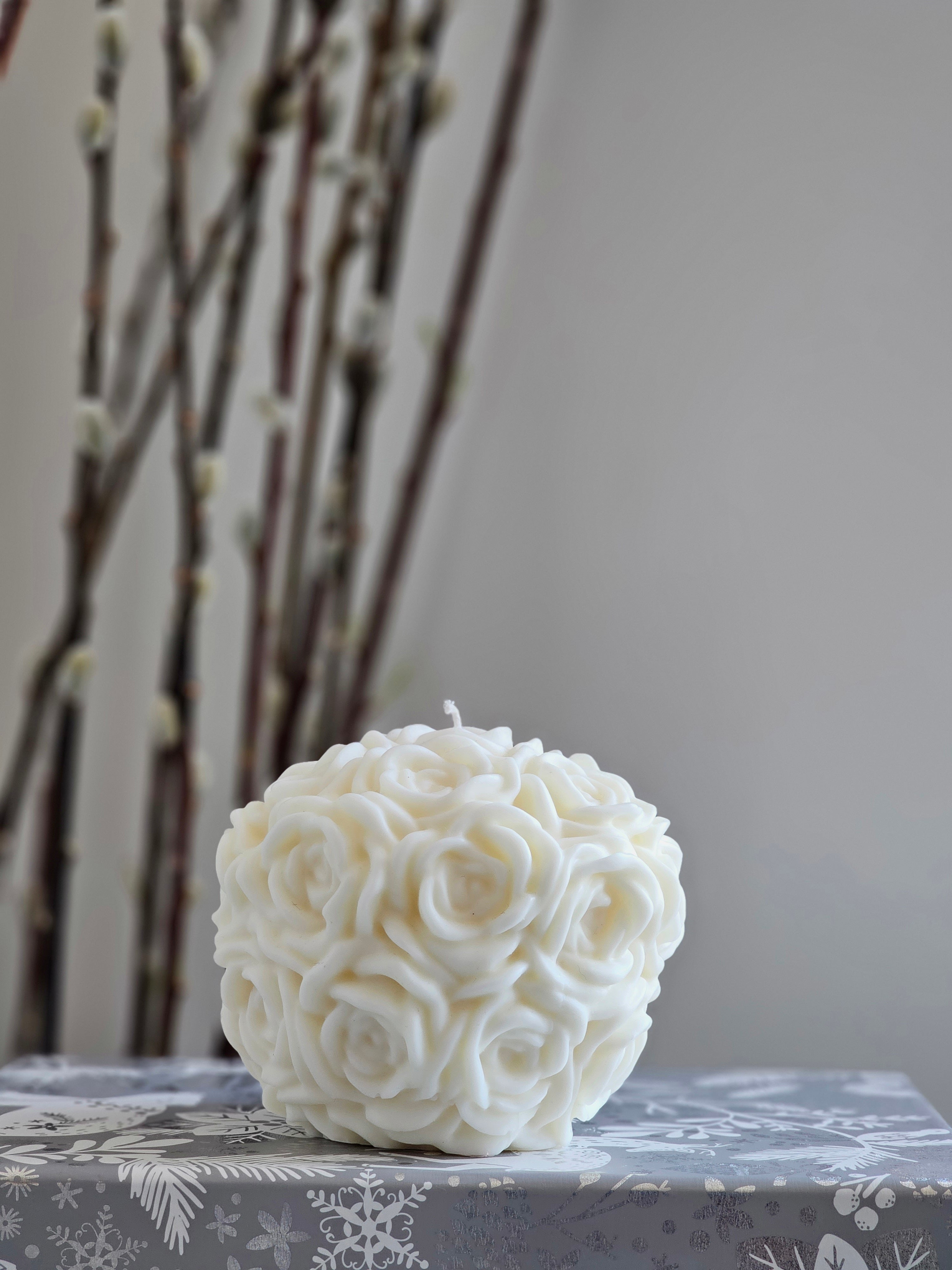 Flower Ball Candle